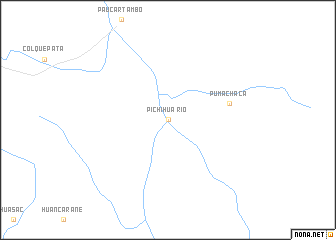 map of Río Pichihua